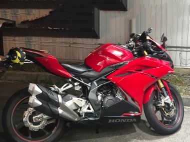 Billige Honda CBR250RR Motorrad Verkleidung 2017-2022 - Rot Matt Schwarz