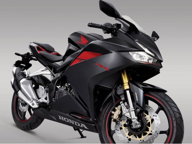 Billige Honda CBR250RR Motorrad Verkleidung 2017-2022 - Matt Schwarz Rot