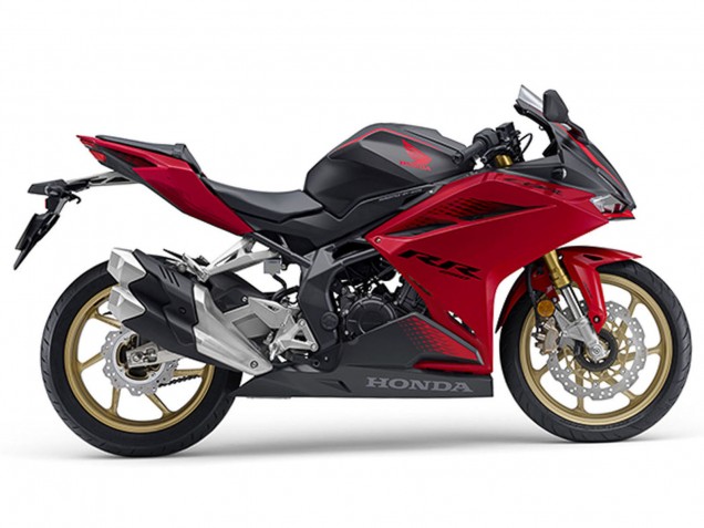 Billige Honda CBR250RR Motorrad Verkleidung 2017-2022 - Rot Matt Schwarz