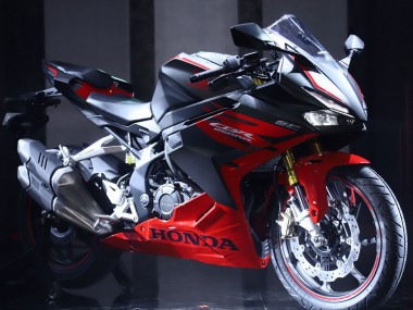 Billige Honda CBR250RR Motorrad Verkleidung 2023-2024 - Matt Schwarz Rot