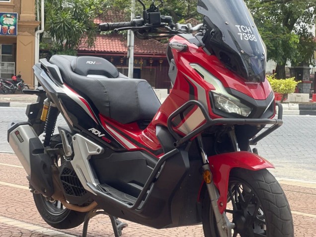 Billige Honda ADV150 Motorrad Verkleidung 2018-2021 - Rot Weiss Schwarz