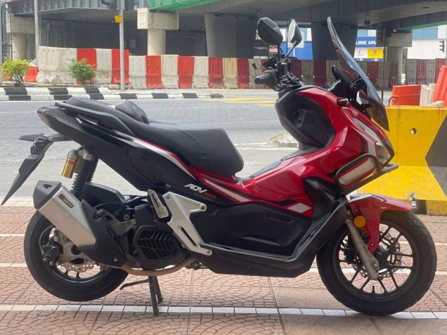 Billige Honda ADV150 Motorrad Verkleidung 2018-2021 - Rot Weiss Schwarz