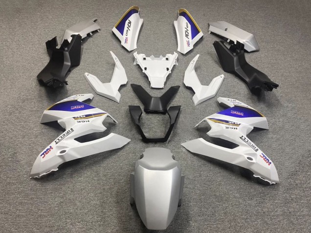 Billige Honda ADV160 Motorrad Verkleidung 2022-2024 - Weiss Blau HRC
