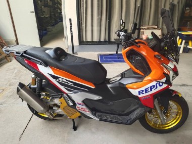 Billige Honda ADV160 Motorrad Verkleidung 2022-2024 - Orange Weiss Rot Blau Repsol Red Bull