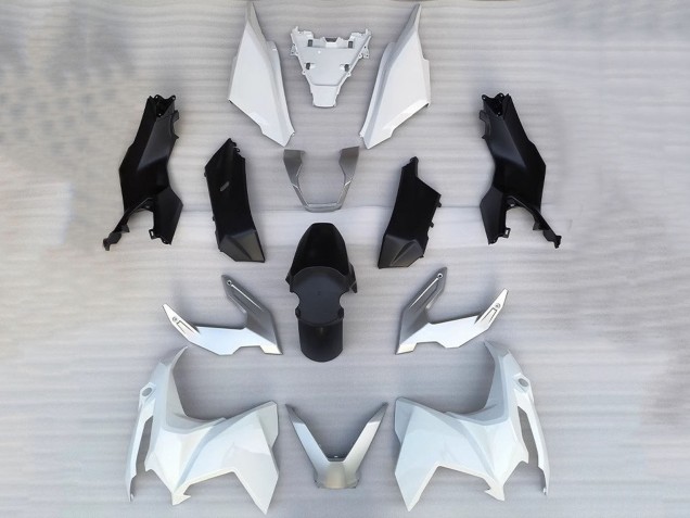 Billige Honda ADV160 Motorrad Verkleidung 2022-2024 - Weiss Silber Schwarz
