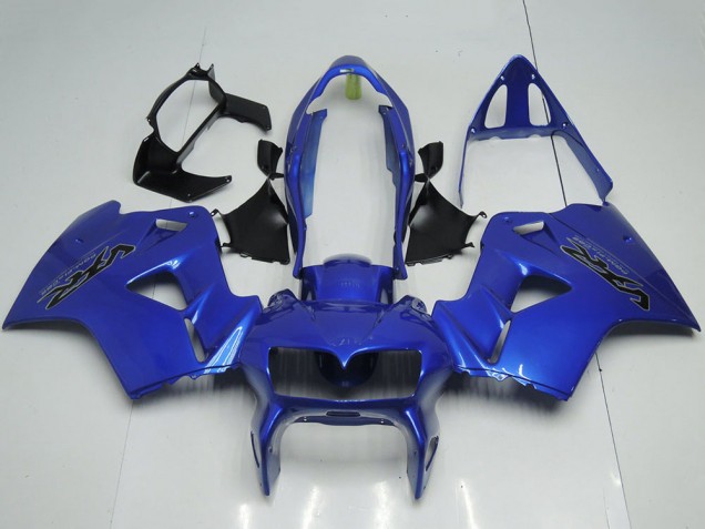 Billige Honda VFR 800 Motorrad Verkleidung 1998-2001 - Bonbon Blau