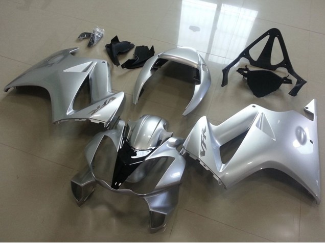 Billige Honda VFR 800 Motorrad Verkleidung 2002-2013 - Silber