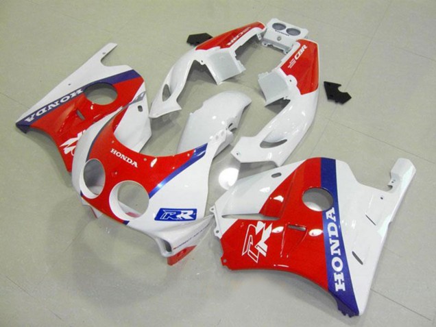 Billige Honda CBR250RR MC22 Motorrad Verkleidung 1990-1998 - Weiss Rot Blau