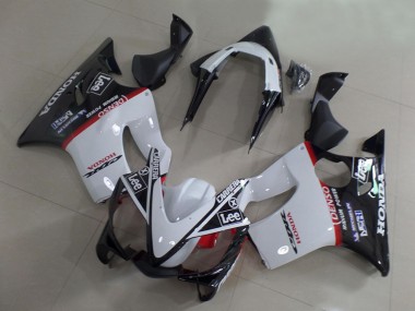 Billige Honda CBR600 F4i Motorrad Verkleidung 2001-2003 - Weiss Rot Glanzendes Schwarz Carrera Lee
