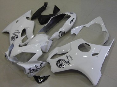 Billige Honda CBR600 F4i Motorrad Verkleidung 2004-2007 - Weiss Dragon