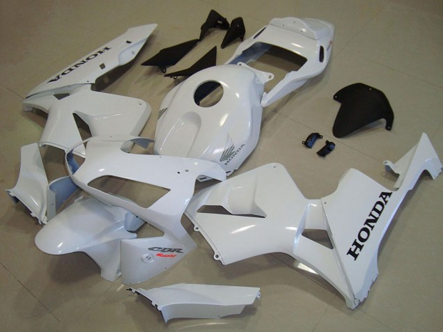 Billige Honda CBR600RR Motorrad Verkleidung 2003-2004 - Weiss Schwarz Aufkleber