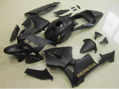 Billige Honda CBR600RR Motorrad Verkleidung 2003-2004 - Matt Schwarz Gold Aufkleber