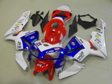Billige Honda CBR600RR Motorrad Verkleidung 2005-2006 - Weiss Rot Blau Madif