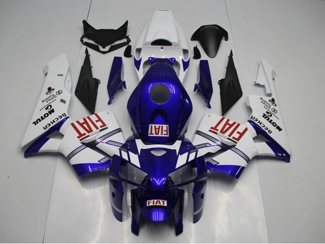 Billige Honda CBR600RR Motorrad Verkleidung 2005-2006 - Weiss Blau Rot Fiat