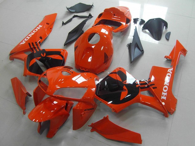 Billige Honda CBR600RR Motorrad Verkleidung 2005-2006 - Orange Schwarz