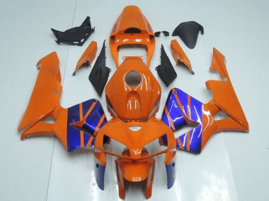 Billige Honda CBR600RR Motorrad Verkleidung 2005-2006 - Orange Blau
