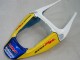 Billige Honda CBR600RR Motorrad Verkleidung 2005-2006 - Blau Weiss Gelb Rothmans