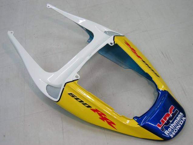 Billige Honda CBR600RR Motorrad Verkleidung 2005-2006 - Blau Weiss Gelb Rothmans