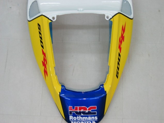 Billige Honda CBR600RR Motorrad Verkleidung 2005-2006 - Blau Weiss Gelb Rothmans