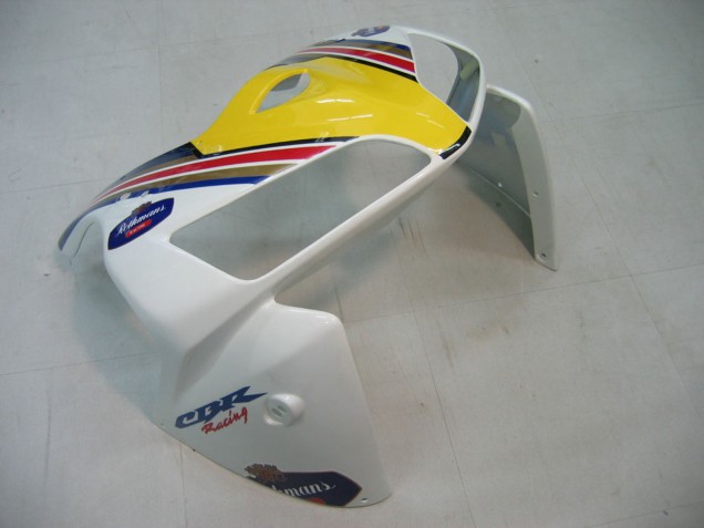 Billige Honda CBR600RR Motorrad Verkleidung 2005-2006 - Blau Weiss Gelb Rothmans