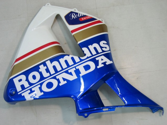 Billige Honda CBR600RR Motorrad Verkleidung 2005-2006 - Blau Weiss Gelb Rothmans