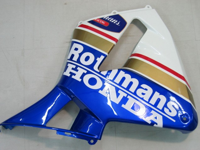 Billige Honda CBR600RR Motorrad Verkleidung 2005-2006 - Blau Weiss Gelb Rothmans