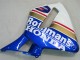 Billige Honda CBR600RR Motorrad Verkleidung 2005-2006 - Blau Weiss Gelb Rothmans