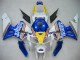 Billige Honda CBR600RR Motorrad Verkleidung 2005-2006 - Blau Weiss Gelb Rothmans