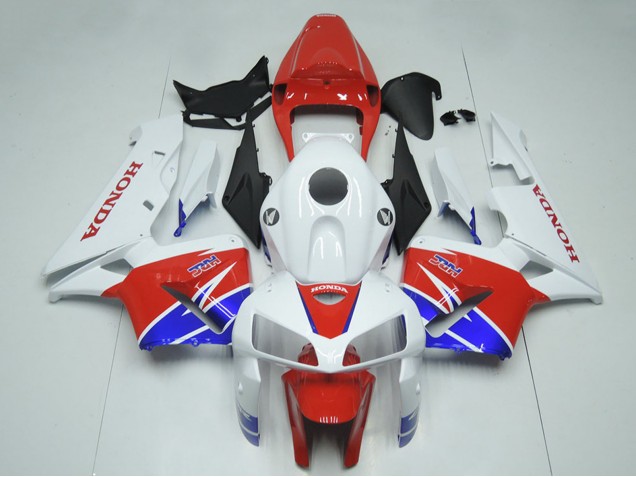 Billige Honda CBR600RR Motorrad Verkleidung Kit 2005-2006 - Weiss Rot Blau HRC