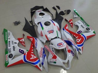 Billige Honda CBR600RR Motorrad Verkleidung 2007-2008 - Weiss Rot Blau Grun Pata 6