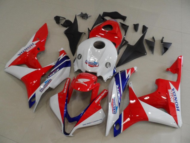 Billige Honda CBR600RR Motorrad Verkleidung 2007-2008 - Weiss Rot Blau