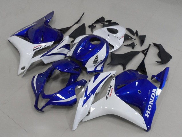 Billige Honda CBR600RR Motorrad Verkleidung 2009-2012 - Weiss Blau