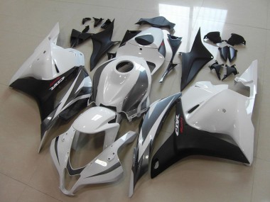 Billige Honda CBR600RR Motorrad Verkleidung 2009-2012 - Weiss Grau Matt Schwarz