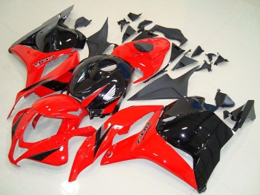 Billige Honda CBR600RR Motorrad Verkleidung 2009-2012 - Rot Glanzendes Schwarz