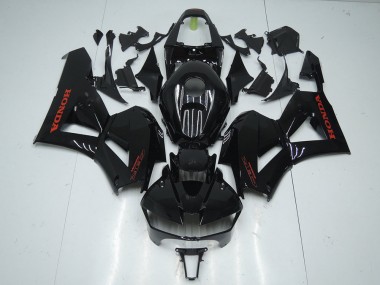 Billige Honda CBR600RR Motorrad Verkleidung 2013-2023 - Glanzendes Schwarz Rot Aufkleber