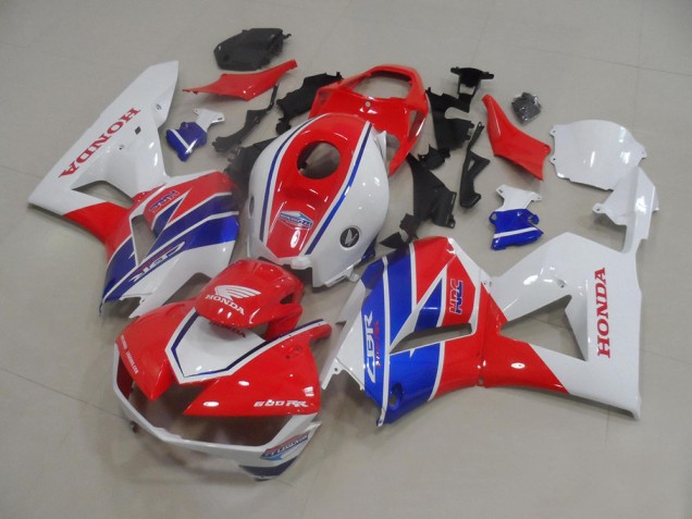 Billige Honda CBR600RR Motorrad Verkleidung 2013-2023 - Weiss Rot Blau TT Legends