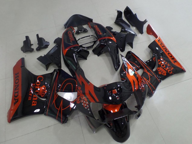 Billige Honda CBR900RR 919 Motorrad Verkleidung 1998-1999 - Glanzendes Schwarz Rot Corona