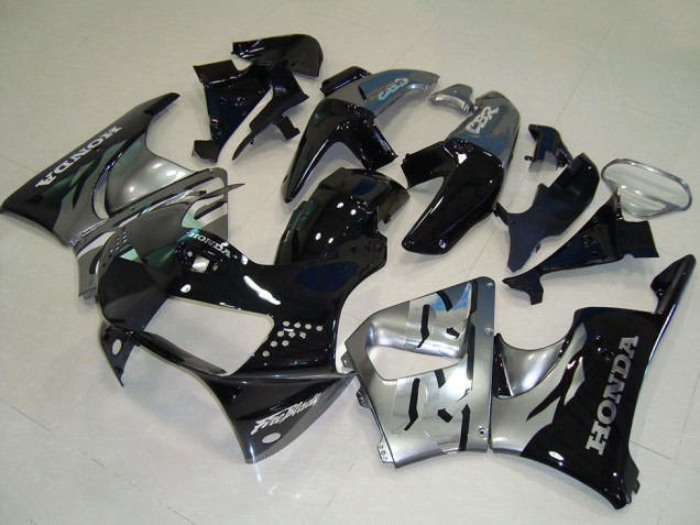 Billige Honda CBR900RR 919 Motorrad Verkleidung 1998-1999 - Silber Glanzendes Schwarz