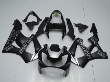 Billige Honda CBR900RR 929 Motorrad Verkleidung 2000-2001 - Matt Schwarz Silber Cauloises