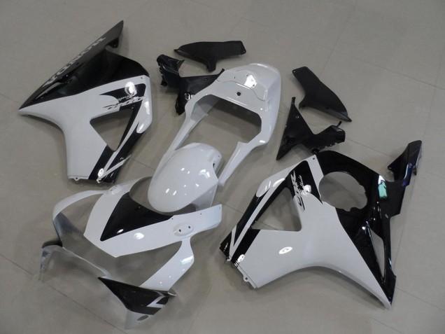 Billige Honda CBR900RR 954 Motorrad Verkleidung 2002-2003 - Weiss Glanzendes Schwarz