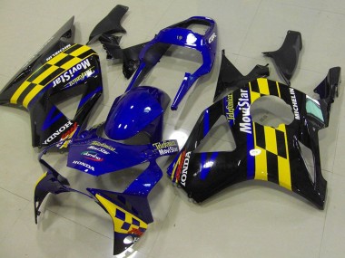 Billige Honda CBR900RR 954 Motorrad Verkleidung 2002-2003 - Blau MoviStar