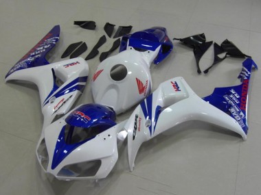 Billige Honda CBR1000RR Motorrad Verkleidung 2006-2007 - Weiss Blau Rot HRC