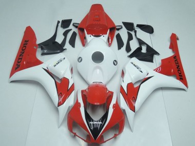 Billige Honda CBR1000RR Motorrad Verkleidung 2006-2007 - Weiss Rot