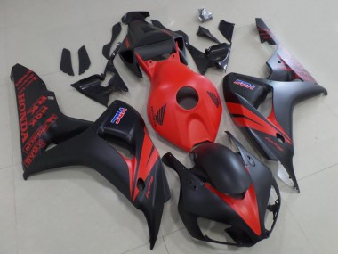 Billige Honda CBR1000RR Motorrad Verkleidung 2006-2007 - Rot Matt Schwarz