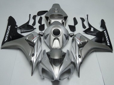 Billige Honda CBR1000RR Motorrad Verkleidung 2006-2007 - Silber Matt Schwarz
