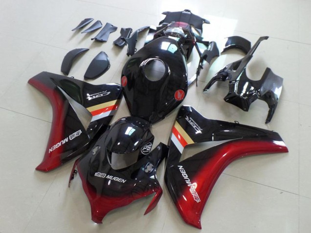 Billige Honda CBR1000RR Motorrad Verkleidung 2008-2011 - Glanzendes Schwarz Rot Mugen