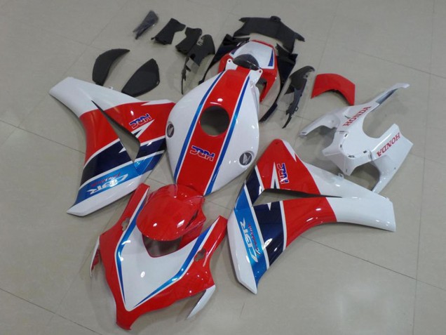 Billige Honda CBR1000RR Motorrad Verkleidung Kit 2008-2011 - Weiss Rot Blau HRC