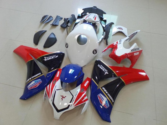 Billige Honda CBR1000RR Motorrad Verkleidung 2008-2011 - Weiss Rot Blau Glanzendes Schwarz TT Legends