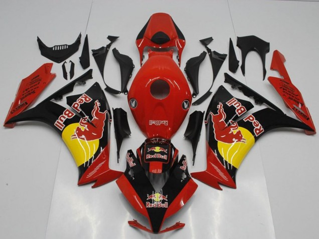 Billige Honda CBR1000RR Motorrad Verkleidung 2012-2016 - Rot Schwarz Gelb Red Bull