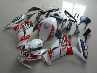 Billige Honda CBR1000RR Motorrad Verkleidung 2012-2016 - Weiss Rot Grun Castrol